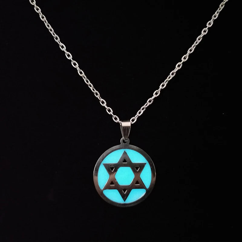 Luminous Heart Pendant Necklace — Stainless Steel