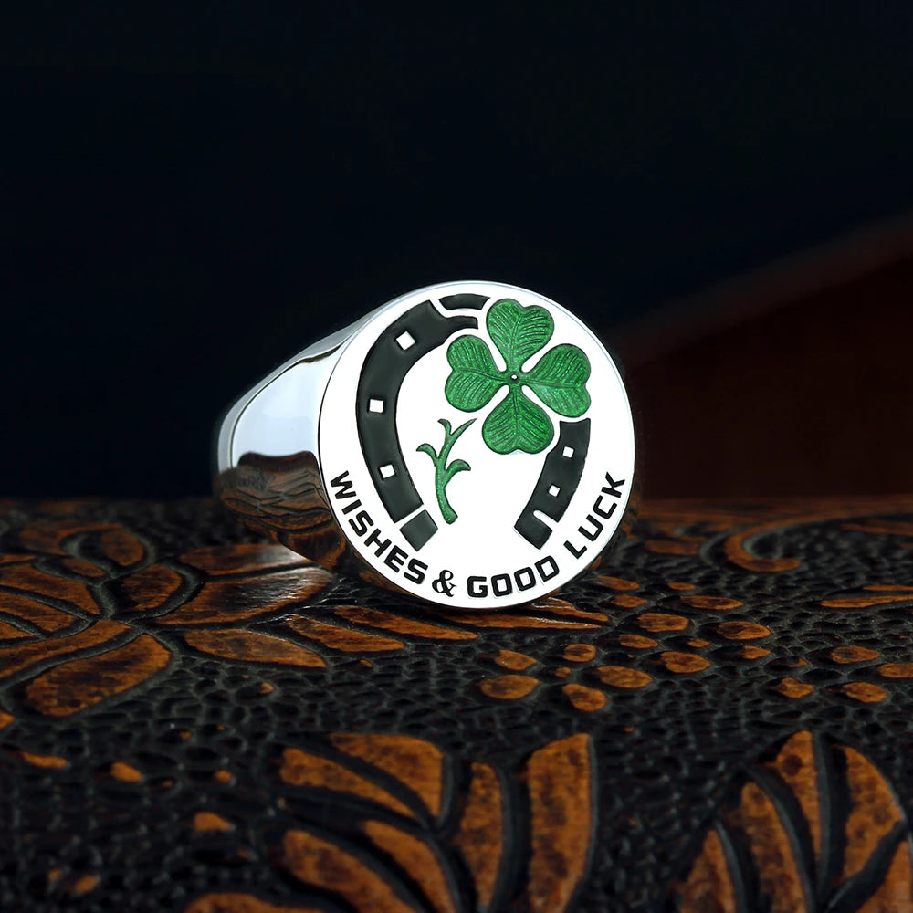 Four Leaf Clover Ring — 925 Silver