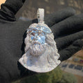 Hip Hop 5A+ Cubic Zirconic Paved Bling Iced Out JESUS PIECE Pendants Necklace Men Rapper Jewelry Rose Gold Silver Color