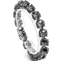 Gothic Stainless Steel Bracelets Man 12MM Wide Wolf Head Link Chain Bracelet for Men Wrist Strap Punk Nordic Viking