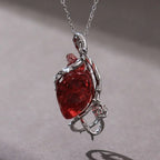Iced Out Love Skeleton Pendant Necklace