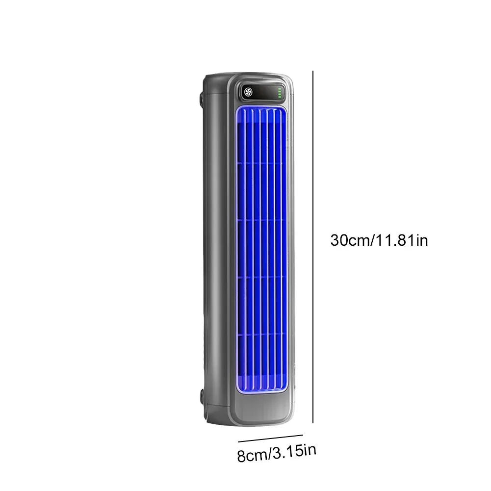 5V Tower Fan USB Charging Portable Air Conditioner Electric Wall Mount/Standing Fan Bladeless Summer Fan for Home