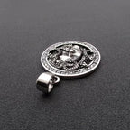Greek Medusa Snake Pendant Necklace — Stainless Steel