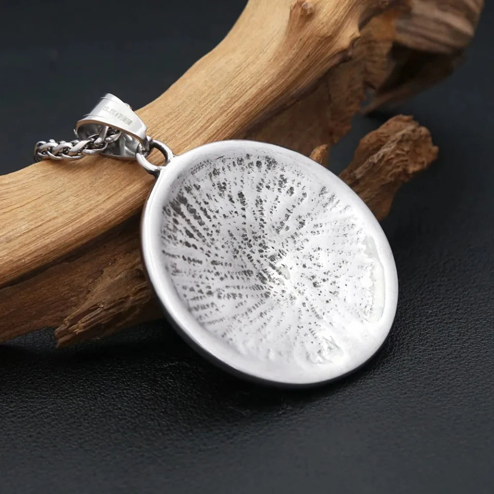 Statement Stainless Steel Pendant Necklace