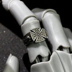 Croix de Guerre Rose Open Ring — Silver