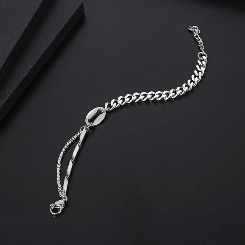 Splicing Bracelet — Stainless Steel