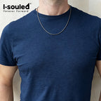 2.5mm Pure Titanium Snake Chain Necklace | Men Women Street Fashion Jewelry | Korean Style Round Pearl Chain Unisex
