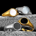 Shell Minimal Ring — Stainless Steel