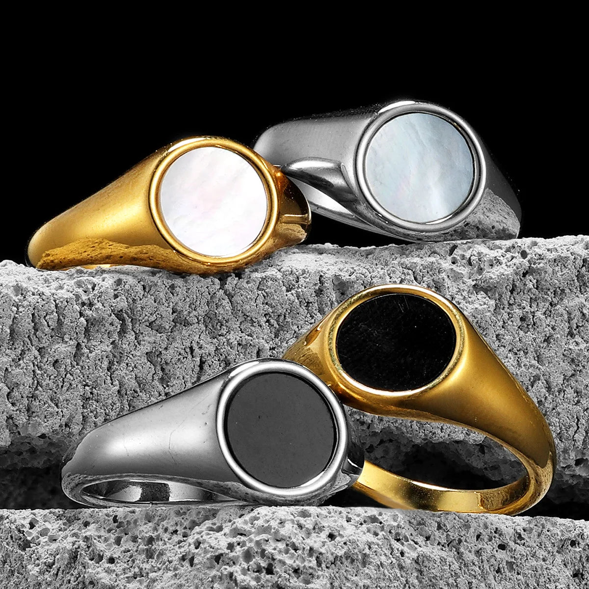 Shell Minimal Ring — Stainless Steel