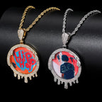 Iced Out Photo Pendant Necklace