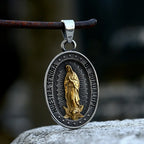 Guadalupe Pendant Necklace — Stainless Steel