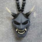Samurai Kabuto Helmet Hannya Japanese Oni Car Rear View Mirror Charm Car accessories Rear View Mirror Pendant Car Decoration