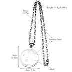 Yin Yang Gold Pendant Necklace — Stainless Steel