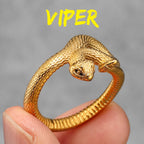 Viper Snake Ring — Stainless Steel
