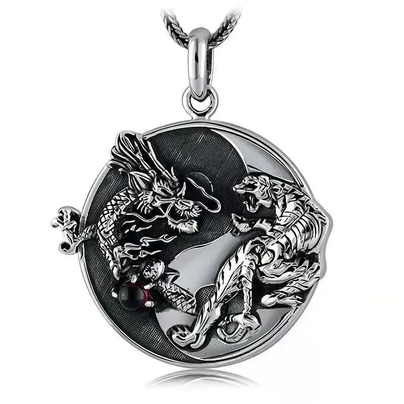 Quality Fashionable Medal Necklace Pendant Pirate Ship Compass Personality Men's Necklace Pendant Hip Hop Jewelry Trend