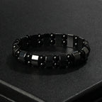 Fashion Wave Hematite Magnetic Bracelet Men Original Beaded Hematite Energy Bracelets for Women Positive Energy Jewelry