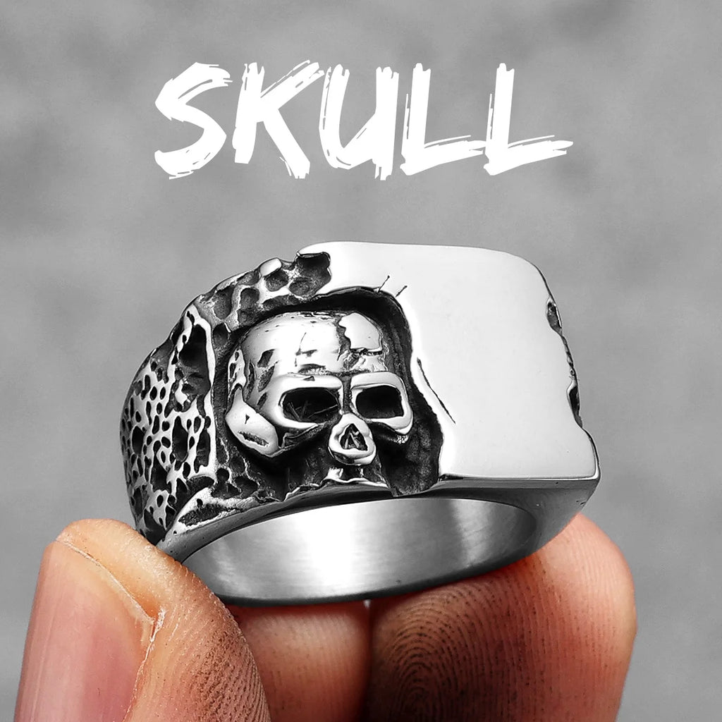 Skull Ring — Stainless Steel