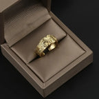 Greek Mythology Retro Gothic Art Open Ring — Adjustable