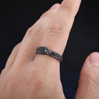 Vintage Viking Wolf Ring — Stainless Steel