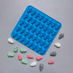 40 Holes Skull Ice Cube Silicone Mold Halloween Creative Decoration Reusable Bar Party Ice Making DIY Candy Chocolate