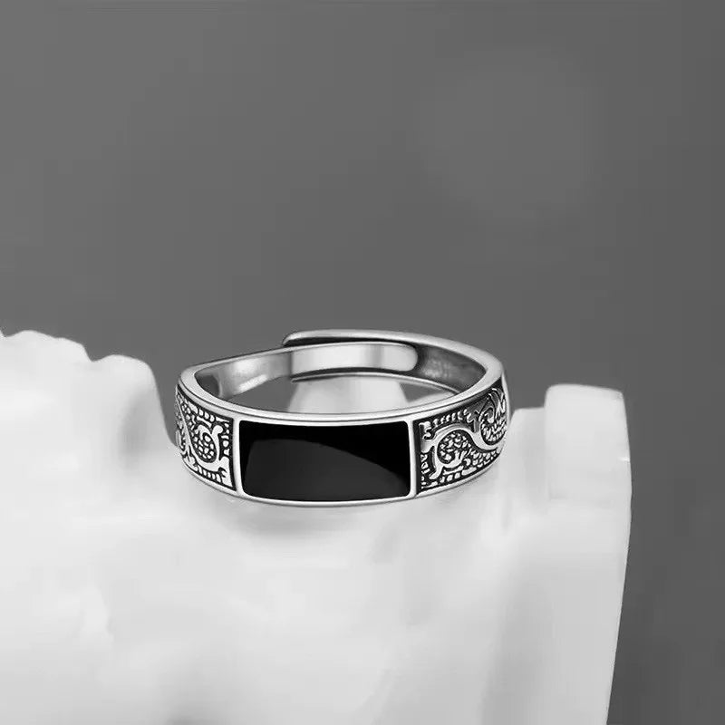 New 925 Sterling Silver Ring Vintage for Women mens Wedding Jewelry Engagement Charm Party fashion Gift High Quality