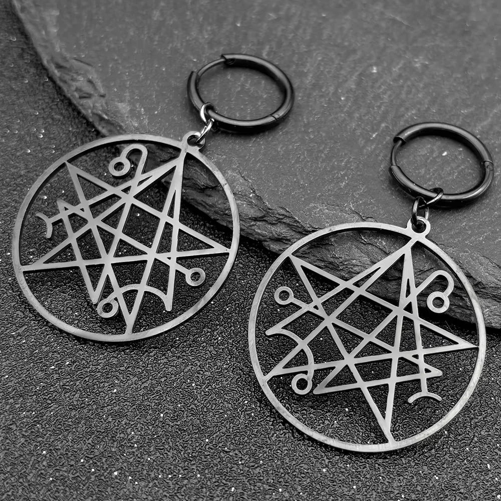 Necronomicon Satan Pendant Necklace — Stainless Steel