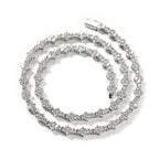 THE BLING KING Honeycomb Tennis Chain Necklace Prong Setting 5A Cubic Zirconia Choker HipHop Fashion Jewelry For Party