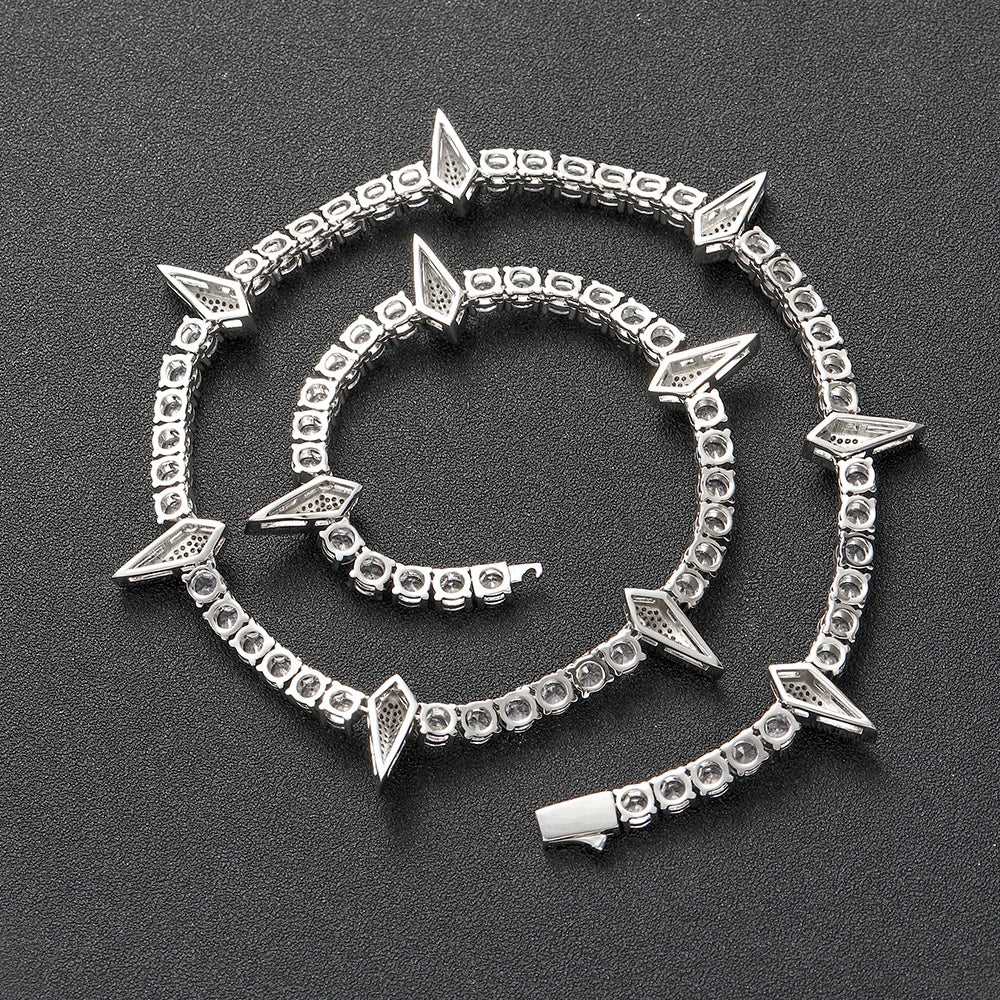 Iced Out Black Tennis Necklace 5MM
