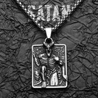 Fallen Angel Devil Pendant — Stainless Steel