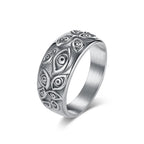 Korean Version Of Simple Ring Men Women Punk Hip Hop Stainless Steel Biker Men Ring Fashion Simple Jewelry Gift Wholesale