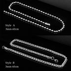 Beier Stainless Steel 1% Battery Pendant Chain Necklace men Jewelry BP8-091