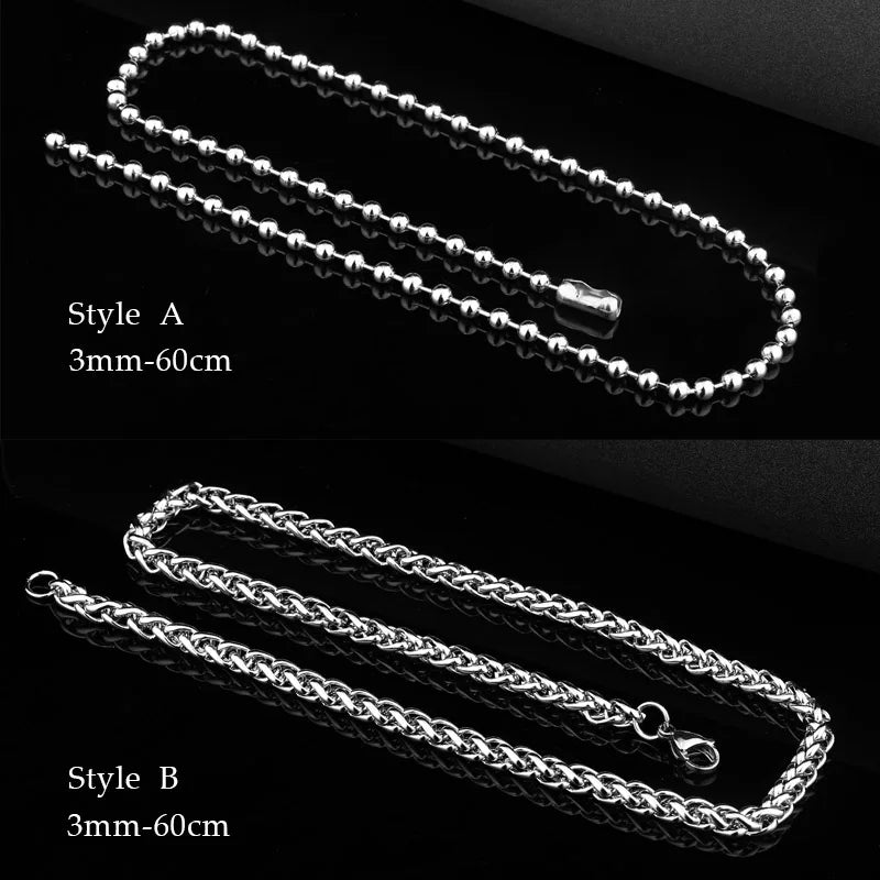 Beier Stainless Steel 1% Battery Pendant Chain Necklace men Jewelry BP8-091