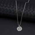 Chi-Rho Alpha Omega Pendant Necklace — Zinc Alloy