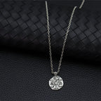 Chi-Rho Alpha Omega Pendant Necklace — Zinc Alloy