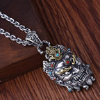 Buddha Vajra Pendant Necklace — Mixed Metal