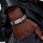 Star of David Watch Strap Bracelet — Stainless Steel