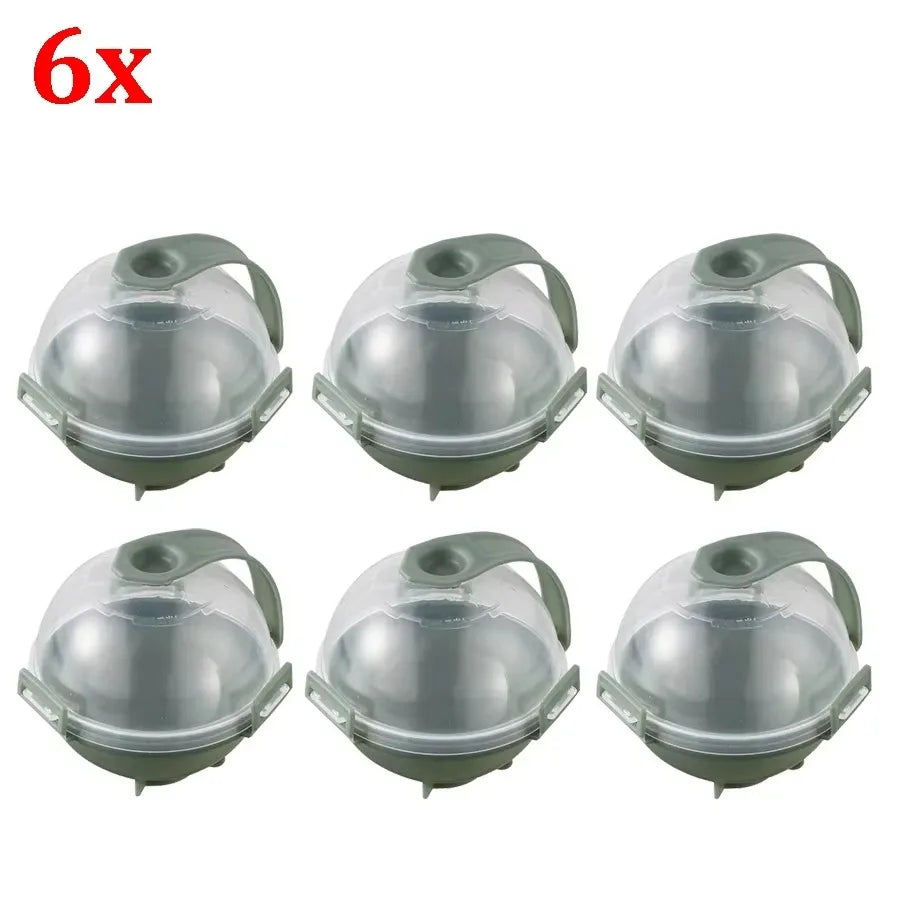 1/12x Round Ice Makers Ice Ball Mold Reusable Plastic Refrigerator Spherical DIY Moulds Kitchen Tools Quick Freezing