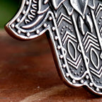 New Design Stainless Steel religion Virgin flower Hexagram Pendant Biker Gothic fashion Jewelry Wholesale High Quality Gift