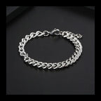 Stacked Chain Bracelet — Stainless Steel