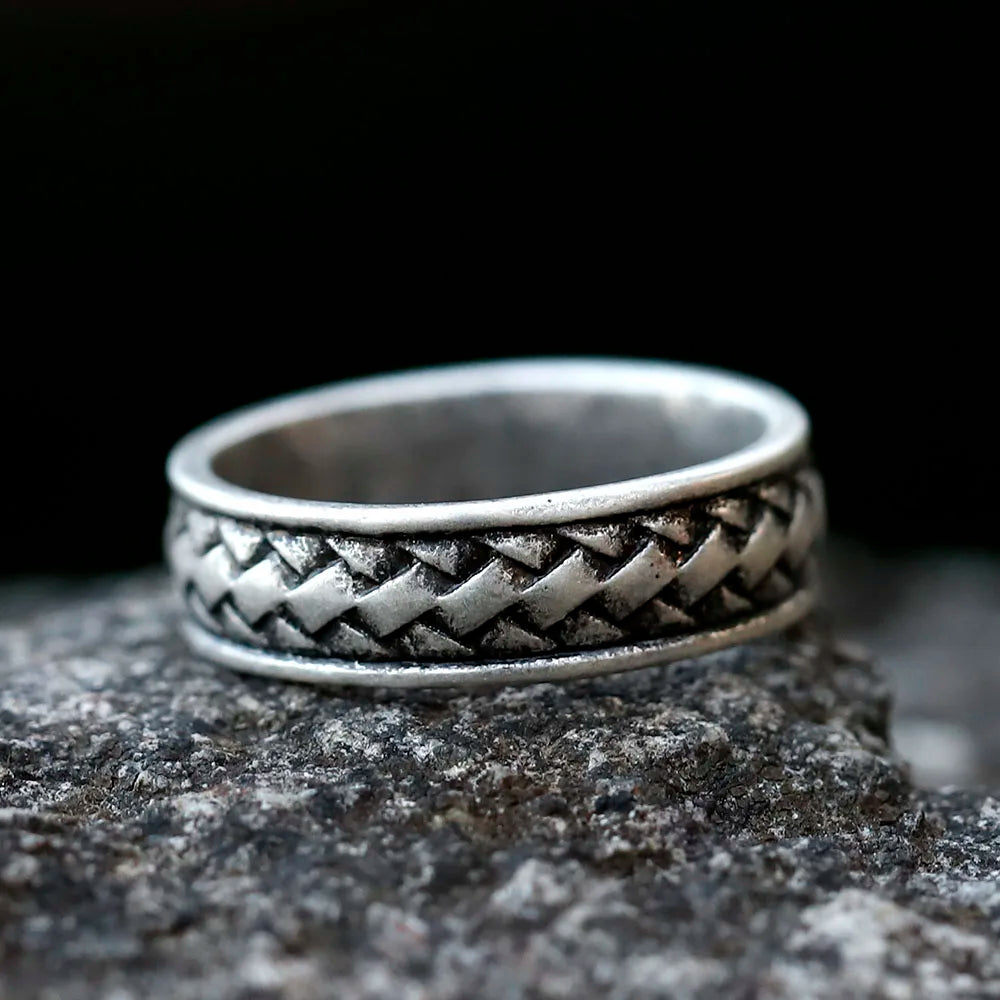 Simple Viking Ring for Men — 316L Stainless Steel