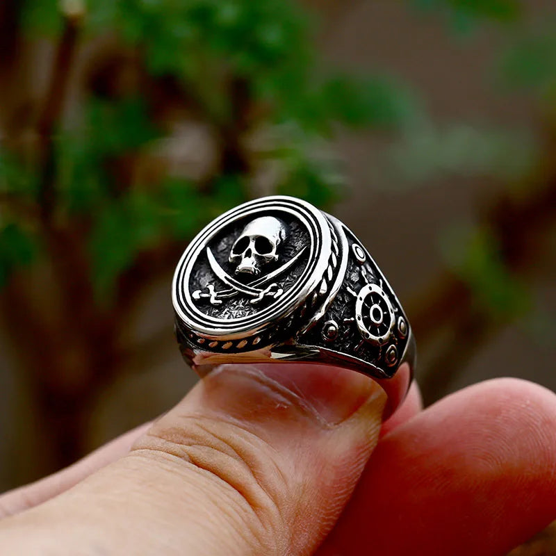 Multi Style Gothic Skull Rings Stainless Steel Fashion Personality Hip-hop Men Ring Biker Party Charm Jewelry Gift