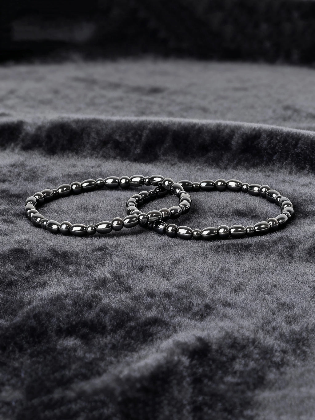Hematite Stone Bracelet Handmade Woven with Gold color Spacers Cylinder Beads Leather for Energy Protection Reiki Charm Jewelry