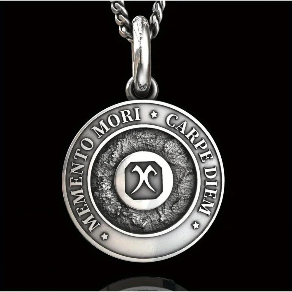 Skull Pendant Necklace — Gothic Sweater Chain