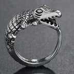 New Design Skull Crow Skull Ring Woodpecker Bird Men's Ring Punk Stylish Jewelry