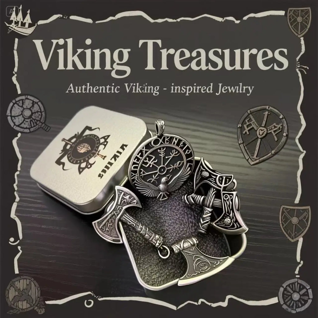 Viking Steel Pendant 316L Rune Axe High-end