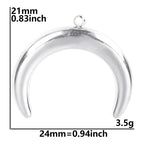 7Pcs No Fade Stainless Steel Wicca Moon Sun Egyptian Ankh Life Cross Pendant DIY Fatima Hand Turkish Evil Eye кулон Jewelry