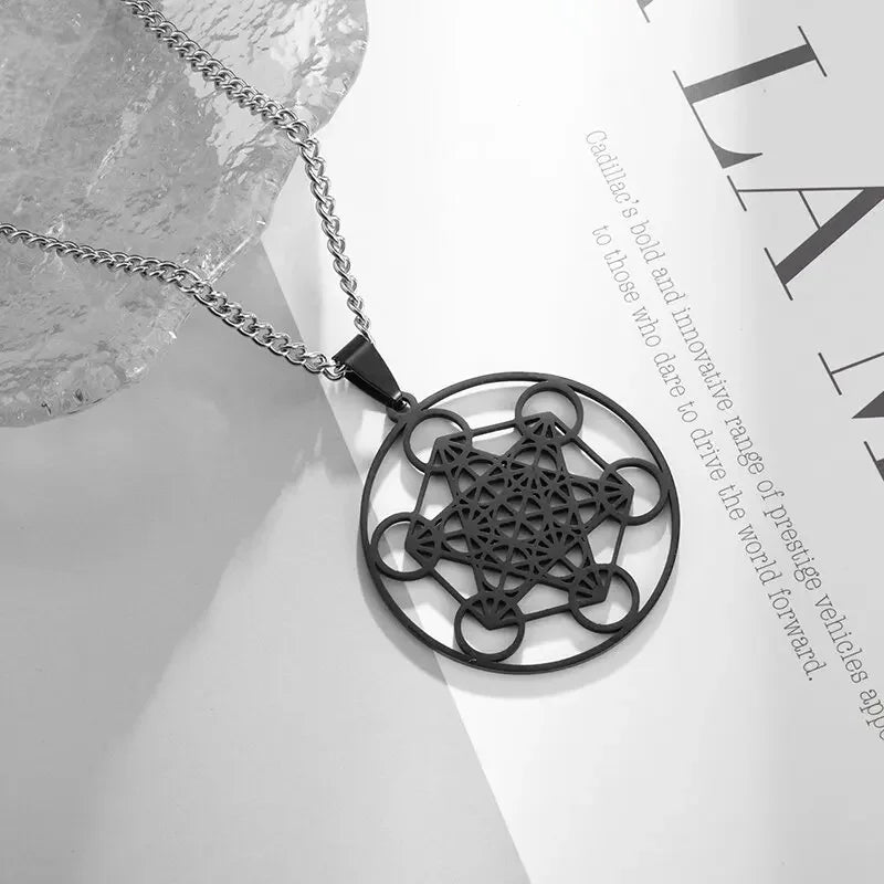 Witchcraft Pentagram Pendant Necklace — Stainless Steel