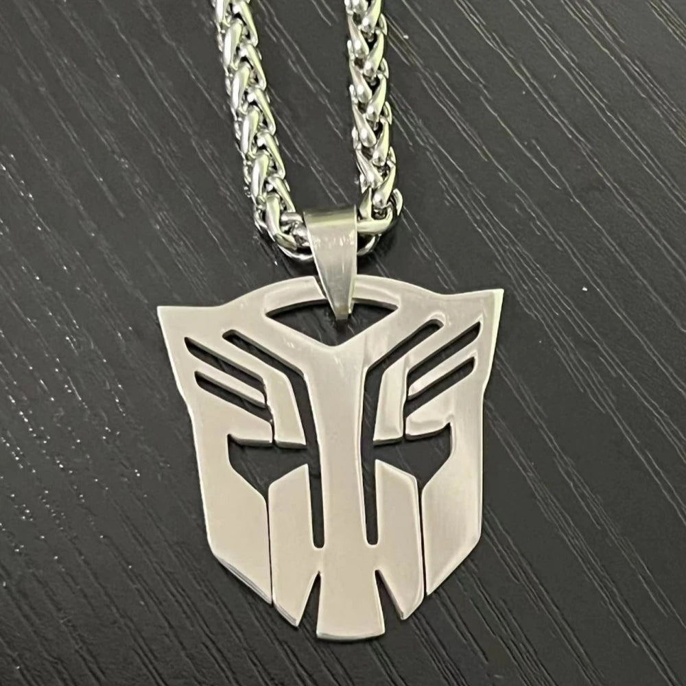 Steel Pendant Anime Movies Autobots Sign