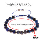 Luxury Micro Pave CZ 8mm Disco Charm Men Bracelet Classic Hematite Beaded Woven Bracelets Bileklik Women Jewelry