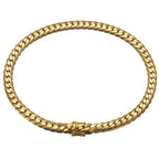 18K Gold Plated Waterproof Stainless Steel Bracelet Necklace Men Hiphop Cuban Whip Chain Necklace 6mm/ 8.8mm/9.6mm 16" 18" 24"